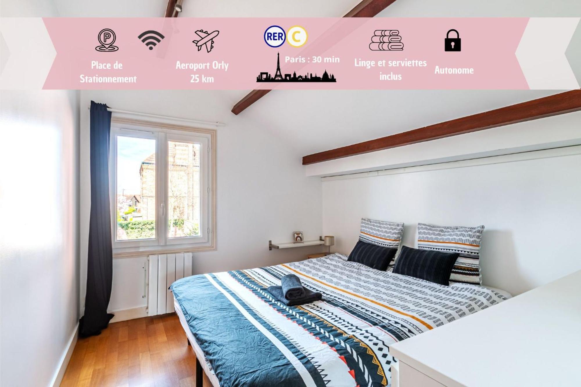Appartement Cosy Revy - Proche Paris à Saint-Michel-sur-Orge Extérieur photo